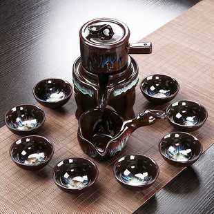 家用办公紫砂陶瓷茶海玻璃泡茶壶盖碗茶杯子功夫茶 喝茶茶具套c装