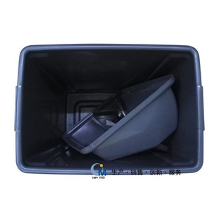 防静电垃圾桶无尘实验室专用工业垃圾桶摇盖大容T量方形黑色收纳