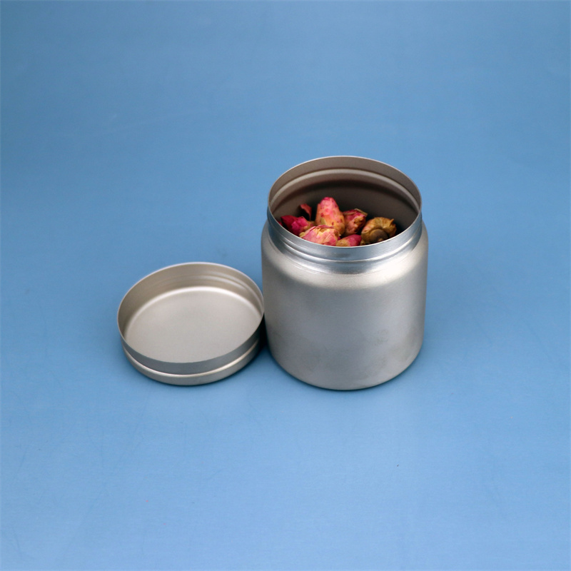 纯钛随身便携茶叶罐迷你中u式收纳纯色分装金属包装盒大容量茶叶
