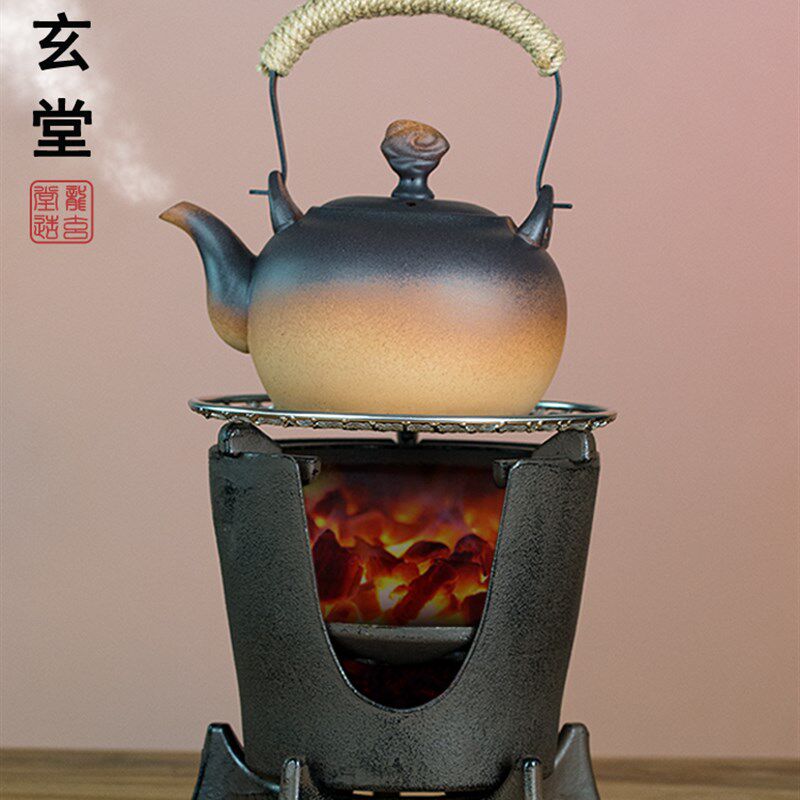 采购产品覆古陶瓷水壶,炉子,茶壶,铸铁木炭炉,酒H精炉,明火加热木