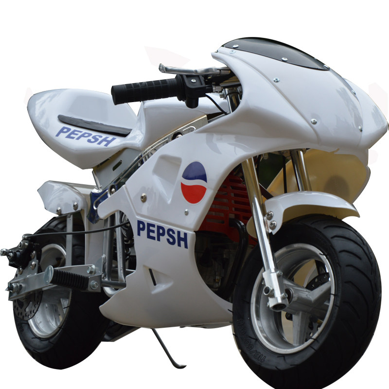 璐歌49cc迷你小型摩托四冲程纯汽油发L动机车休闲用车纯汽油版