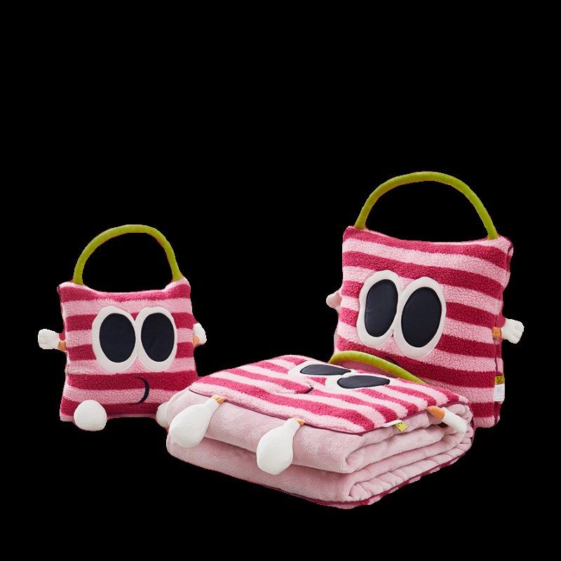 多巴胺多功能时尚手o拎抱枕被子两用汽车沙发盖毯二合一办公室午,居家布艺,抱枕被,淘宝优惠券,粉丝福利购,淘宝优惠卷