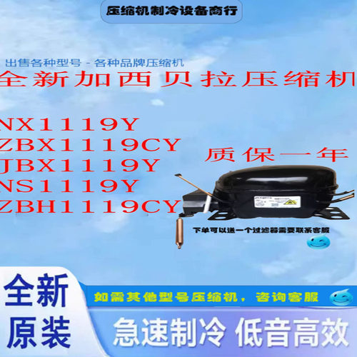 原装加西贝拉压缩机NS1119Y