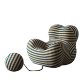 妈妈 设计师创意阳台休闲椅 怀抱懒人沙发网红客厅单人沙发椅意式