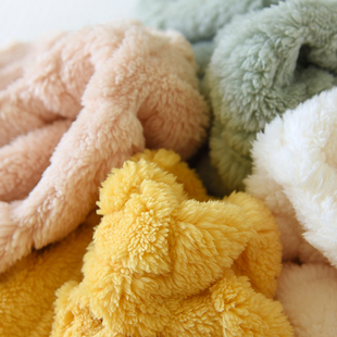 孕妇家居裤秋冬季加厚珊瑚绒睡裤法兰绒月子束脚可调节高腰托腹裤