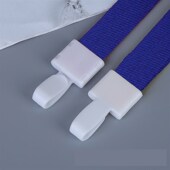 胸卡挂绳工作牌胸牌绳 加厚学生员工工牌参赛蓝色证件绳可定制