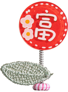 工位小摆件解压摇一摇电脑桌面办公室装饰祝福花女生摇头汽车摆件