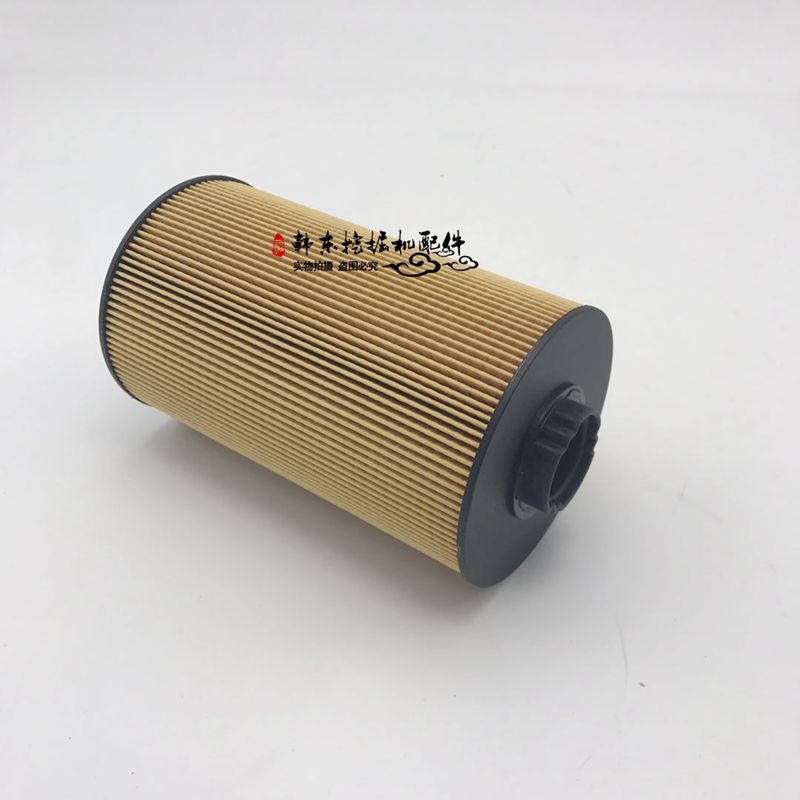 挖掘机配件神钢SK200 210 260-8 SK350-8机滤 铁柴滤 纸柴油滤芯