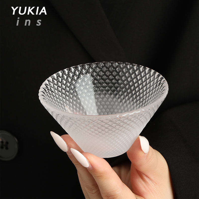 雪后晴来晴后雪中古云雾玻璃清酒杯VINTAGE水晶茶杯白酒小杯子