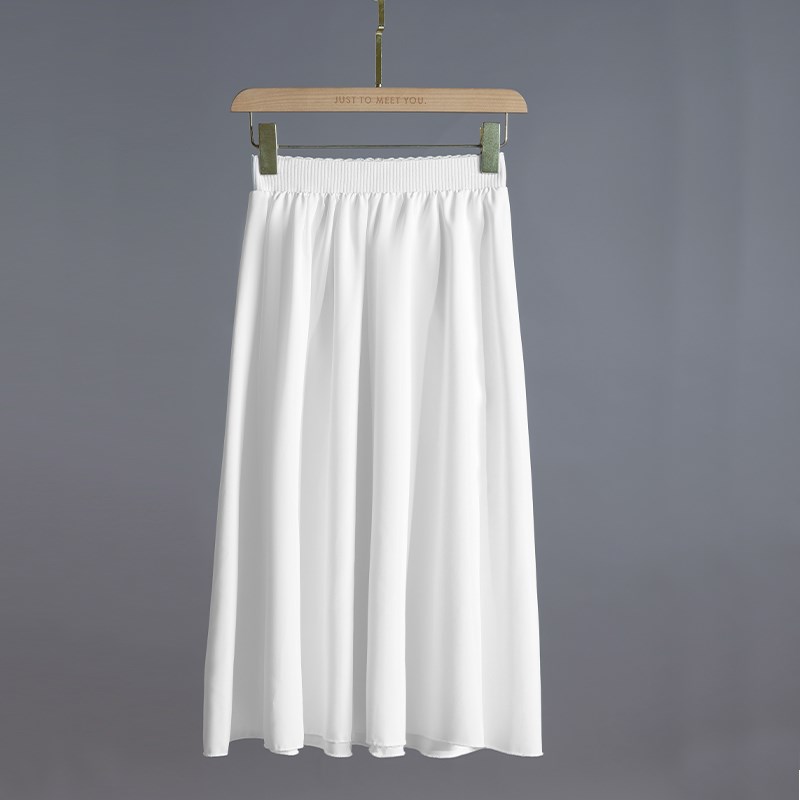 汉服内衬裙大码防透防走光半身白色里衬长款蕾丝打底马面裙内搭裙