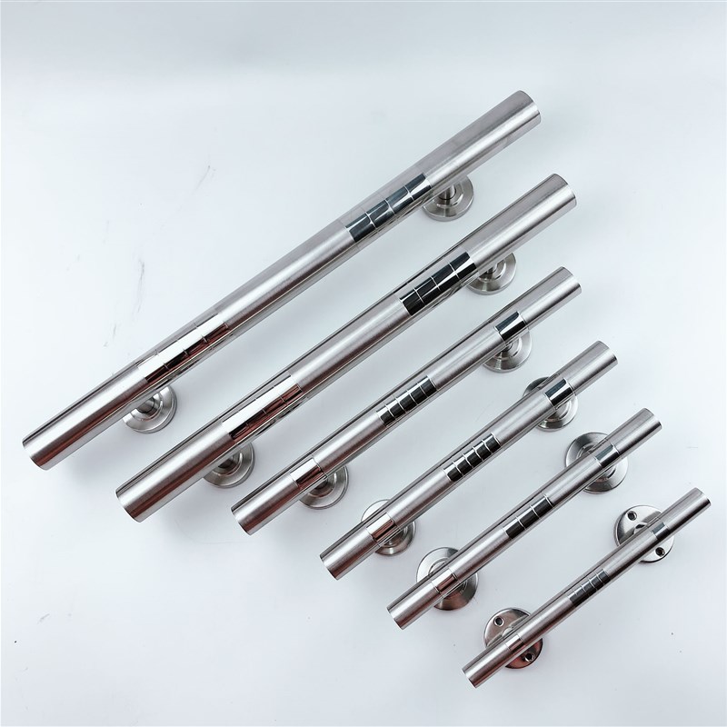 加厚不锈钢明装拉手双开木门把手老式防盗门大门铁门铝合金门拉