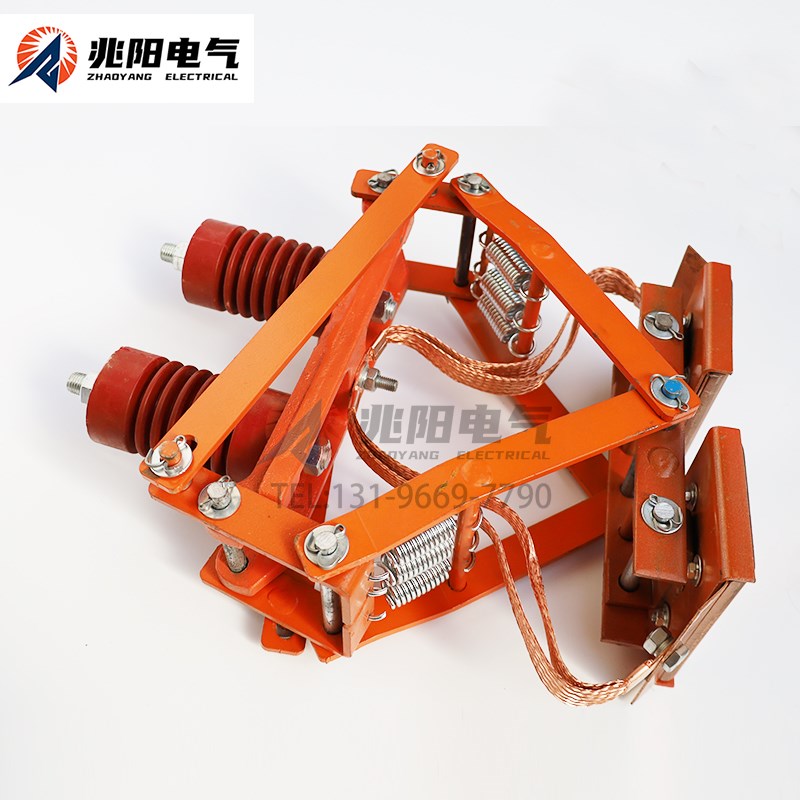 起重机滑触器受电器行车滑线刚体集电器总成碳刷导电板滑块刷片