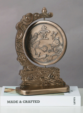 摆件家居创意招财装饰品客厅办公室玄关工艺品电视柜酒柜开业摆设