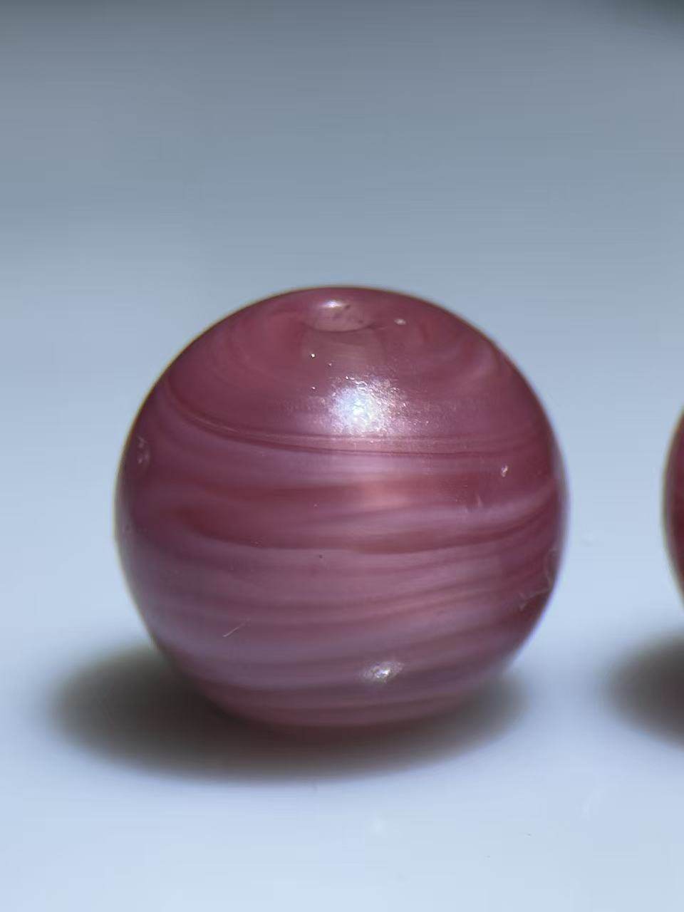 尼泊尔老琉璃珠子散珠手链项链串珠材料14mm左右琉璃珠子diy配件