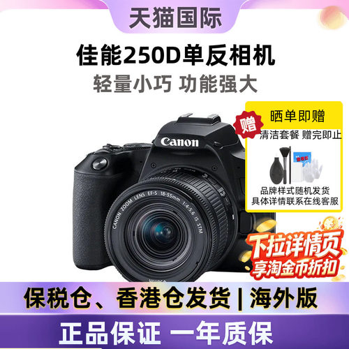 佳能250D单反相机海外版