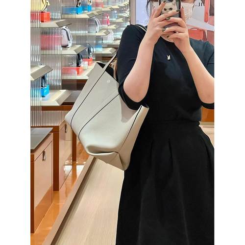 Moynat/莫奈Duo Tote Taurillon Gex托特包购物袋单肩手提包女包