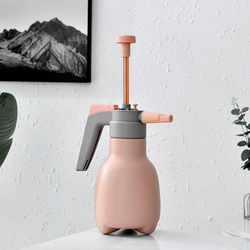 气压式喷水壶1L马卡龙色高颜值