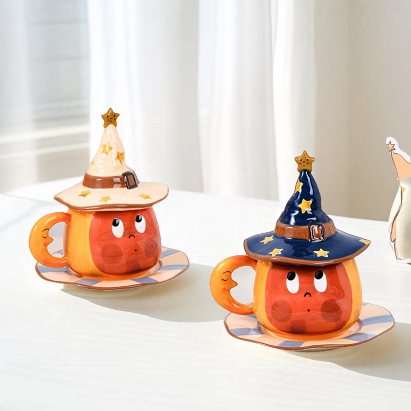 星行家「星星人」联名杯子陶瓷马克杯圣诞礼物高级感生日礼物礼盒