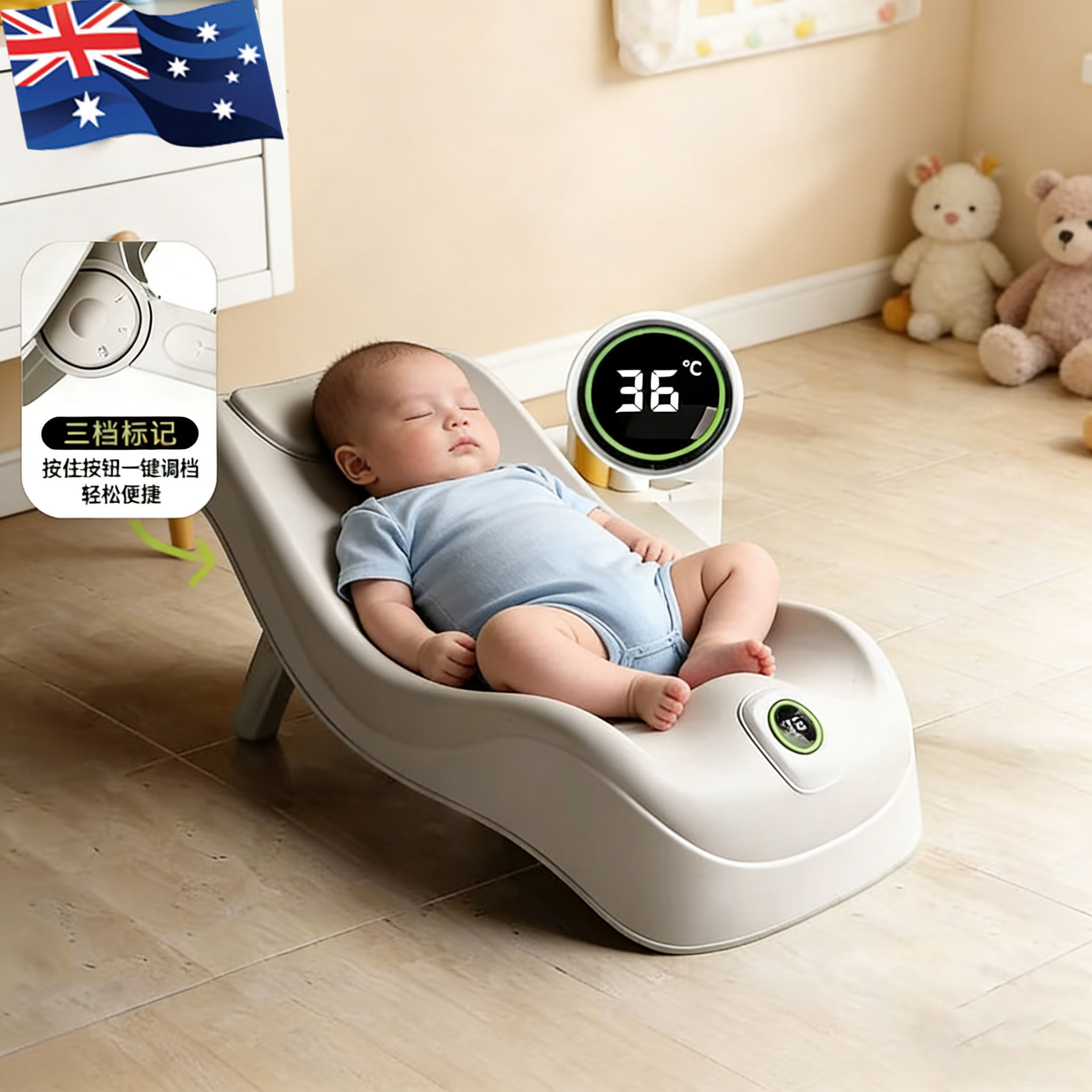 澳洲婴儿洗澡感温浴架新生儿坐躺托神器宝宝澡盆通用浴床托防滑垫,婴童用品,浴网/浴兜/浴架/浴托,淘宝优惠券,粉丝福利购,淘宝优惠卷