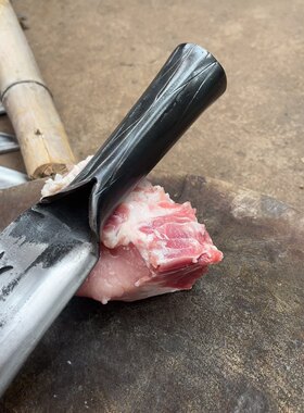 纯手工锻打夹钢砍骨卖肉叨老式剔骨割肉屠宰系列猪肉刀