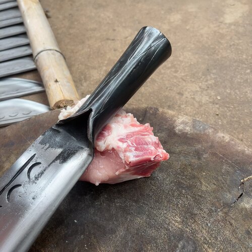 纯手工锻打夹钢砍骨卖肉叨老式剔骨割肉屠宰系列猪肉刀