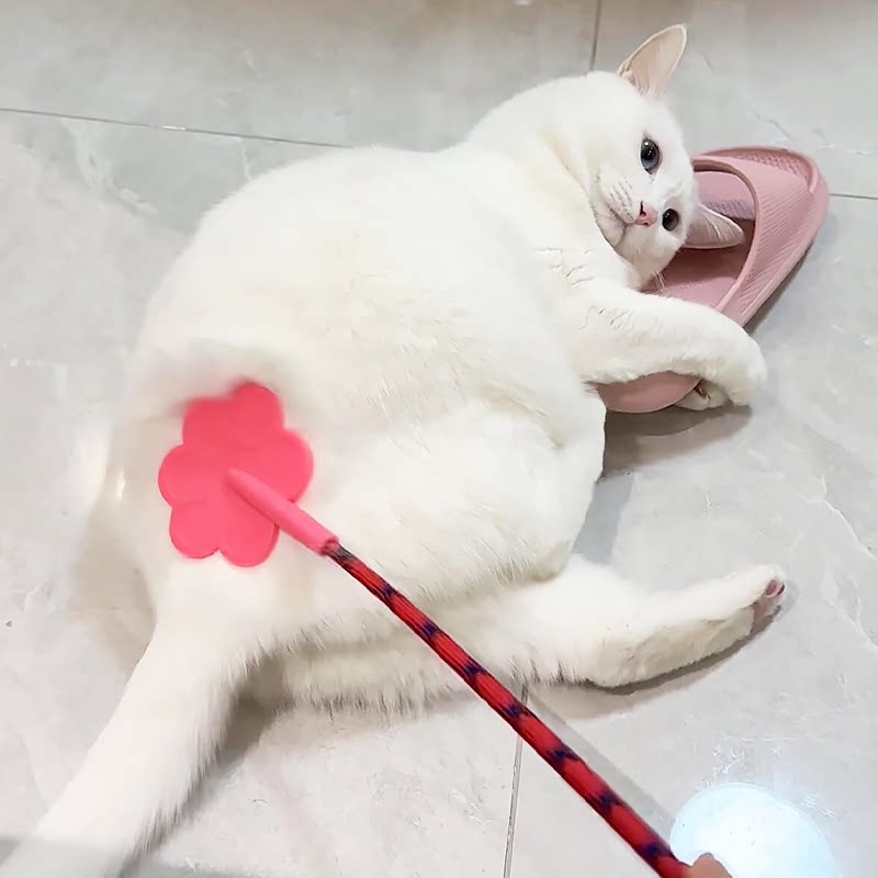 猫咪拍屁股玩具爱心拍子自嗨解闷神器逗猫棒宠物大小狗训练器教育