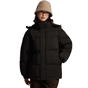 Bobby Bizz高端95白鹅绒羽绒服女短款2025新款加厚冬季保暖外套