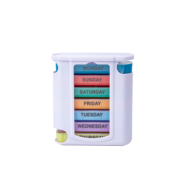 德国旅行随身迷你小药盒便携式y一周星期密封大容量分装药品藥盒