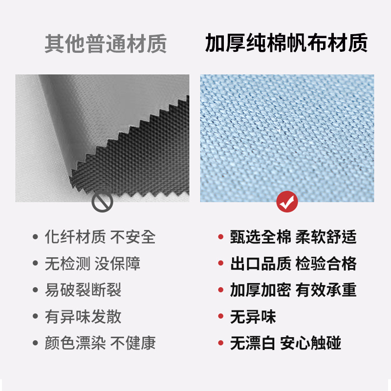 儿童加厚帆布收纳袋挂袋墙t挂式宿舍门后挂墙上壁挂置物袋布艺挂