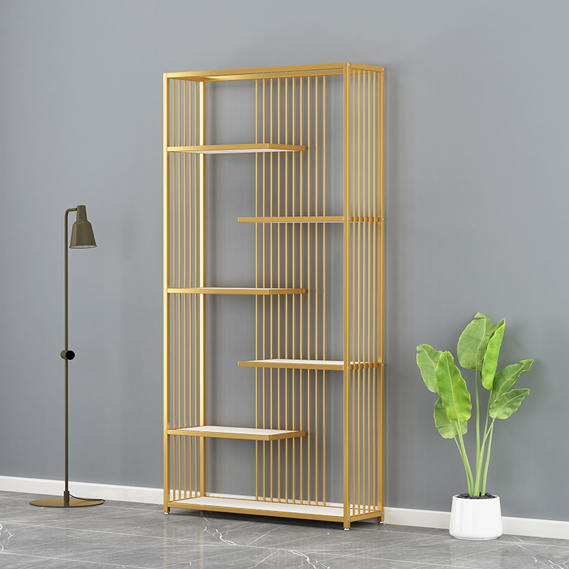 轻奢产品展示架多层置物架落地办公室隔断样品陈列展Y柜化妆品货