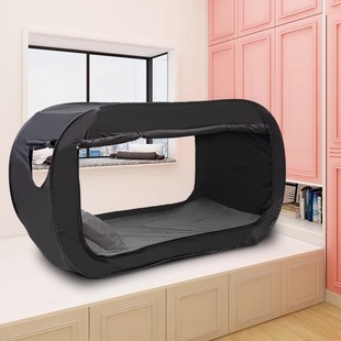 帐篷室内打地舖可睡觉大学u生宿舍上下铺牀上摺叠户外沙滩防蚊蚊