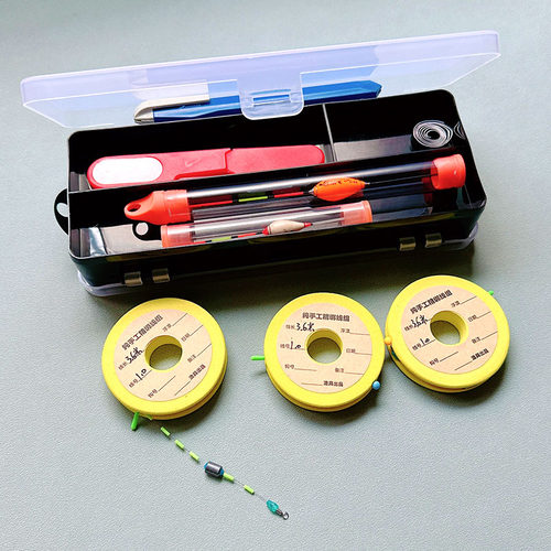 台钓成品主线线组竞技手q工绑好鱼线线组盒装钓小鲫鱼白条线组套