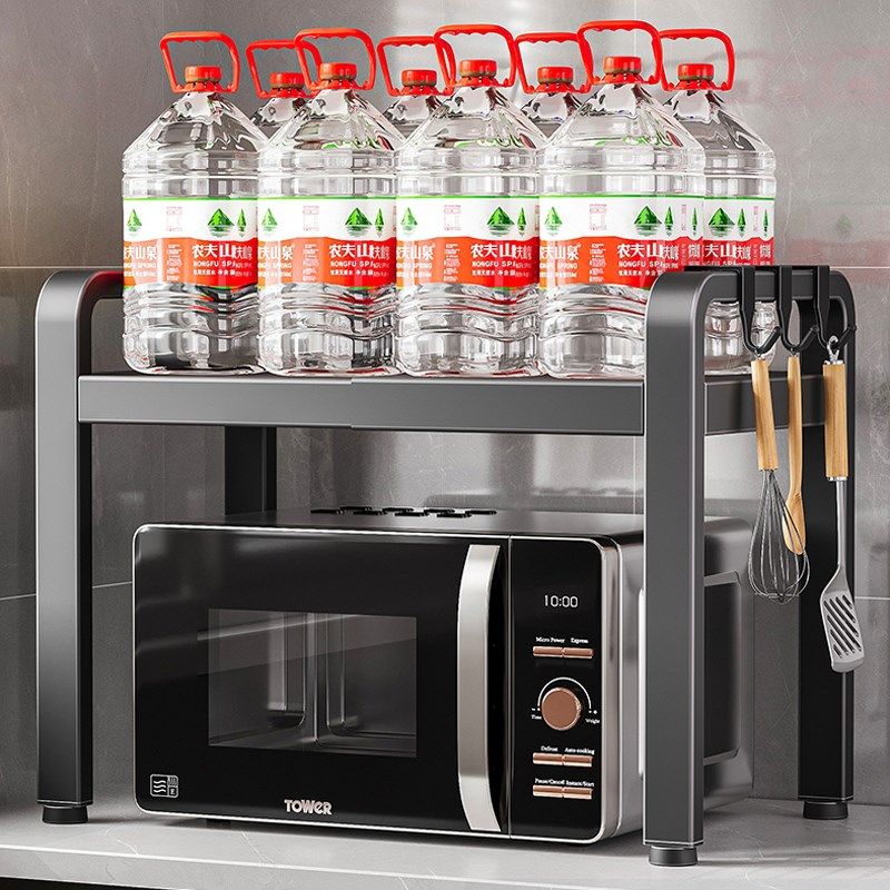 厨房微波炉d置物架台面微波炉置物架烤箱架子家用多层厨房收纳架