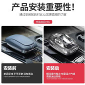 适用zeekr极氪001专用水晶档把极氪001水晶排挡把车X改装 配件用品
