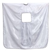 高档理发店导电丝围布防静电不粘发加大透气防水成人围布剪头发用