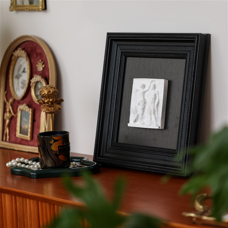 加安加丽欧式立体浮雕装饰画美式入户玄关3d挂画客厅法式墙面壁画图片