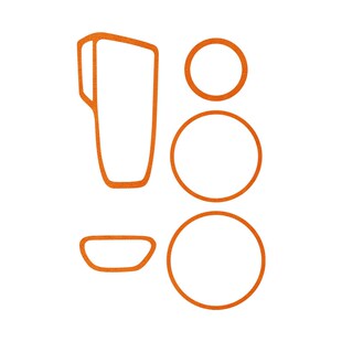 梵汐适用21-24款极氪001车内饰品中控线条装饰贴改装配件专用用品