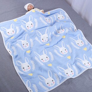 秋冬纯棉十层纱布儿童毛巾被新生婴儿10层宝宝抱被盖毯加厚小被子