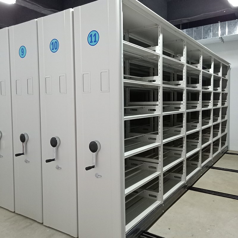 盛隆柜业档案架密集柜智能密集架手摇式移动档案柜文件柜资料柜