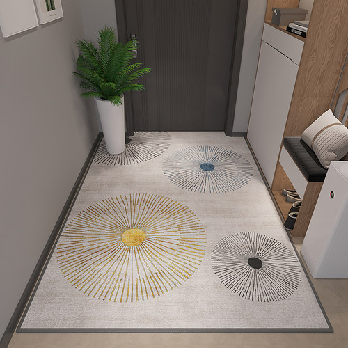 轻奢入门地毯新中式入户门地垫门垫玄关门口进门脚垫家用垫子定制