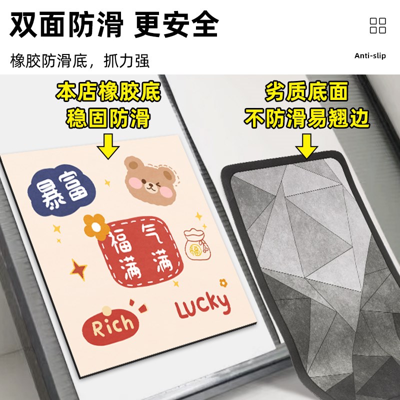 阳台滚筒式洗衣机盖布软硅藻泥防晒防尘罩垫冰箱台面保护垫吸水垫