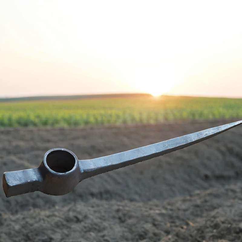 轨道钢锻打钉镐户外挖煤矿硬土石头地岩镐头尖锄头神器锰钢工具,鲜花速递/花卉仿真/绿植园艺,锄头,淘宝优惠券,粉丝福利购,淘宝优惠卷