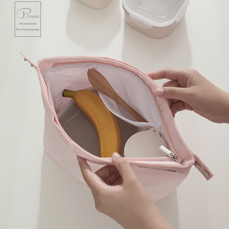 日式保温袋子饭盒手提包便当带饭超轻手拎袋N上班族外出便当盒餐