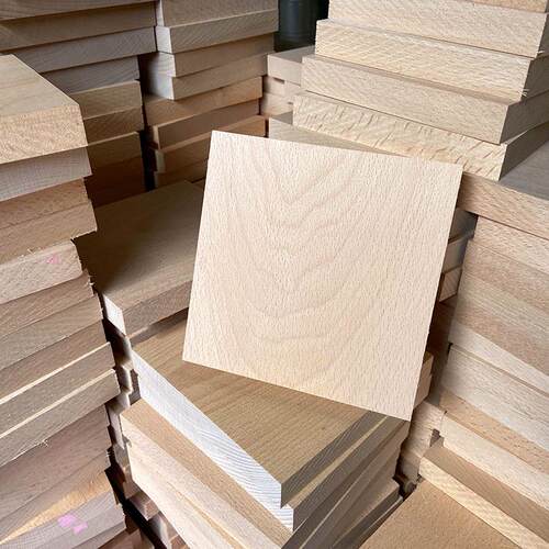 清仓处理一批榉木方片料实木原料东欧进口木料盘子料底座垫板木块