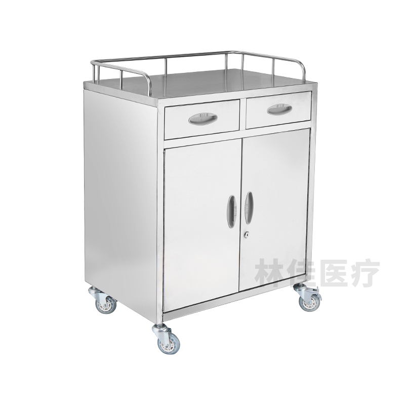 不锈钢医用推车手k术抢救车麻醉柜美容院牙科诊所仪器置物架器械