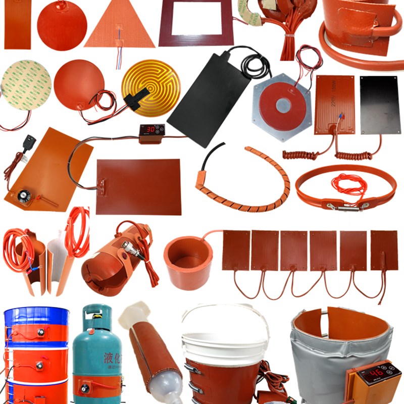 硅橡胶加热板带温控可o调温硅胶电热板 手机平板拆屏宝加热发热垫