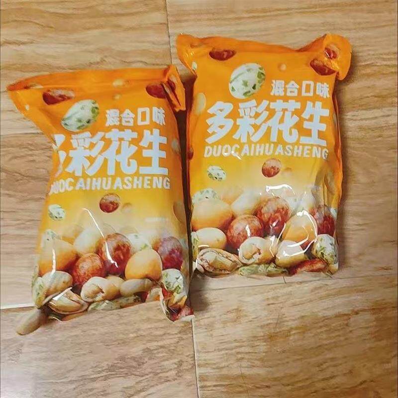 【豪美味】酥脆y多彩豆鱼皮花生米香酥日本豆脆皮花生小零食休闲