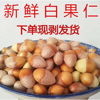 手工去壳现剥新鲜生白果仁