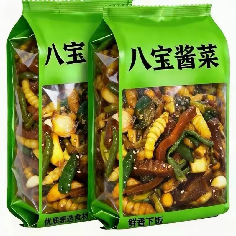 正宗酱香八宝酱菜什锦香脆咸菜黄瓜腌制开胃酱八宝菜下饭菜小咸菜