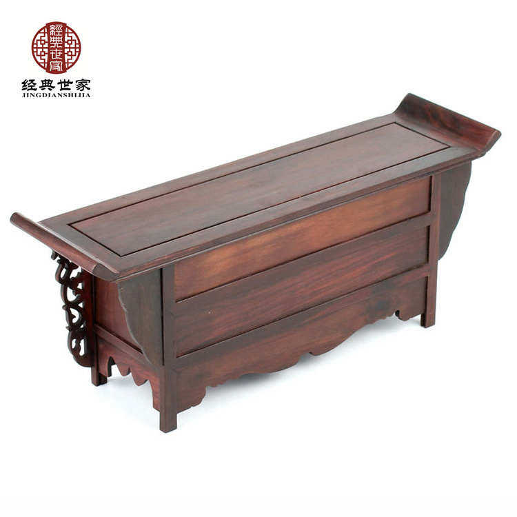 红木雕工艺礼品仿古微型小家具装饰品书房三家居抽摆件客厅连台